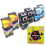 SHASHIBO Shape Shifting Box - STEM Magnetic Fidget Cube that Transforms Into Over 70 Shapes - 12 Assorted Cubes Education Bundle - by Fun in Motion Toys