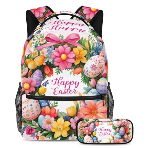 Sac à dos multicolore et trousse pour ados idéal pour le collège