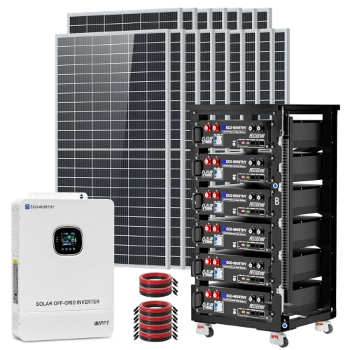 Image of ECO-WORTHY 10KW Output Complete Off-Grid Solar Power System 9440W Solar