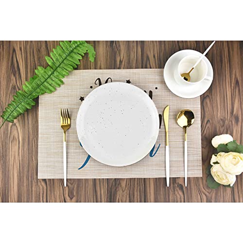 Happy Birthday Father Inspirational Placemats Set Of 4 For Family Farmhouse Home Kitchen Dining Table Decor, Place Mats For Dad Home Banquet Party Holiday Dining Decor, Gifts For Father Birthday #TOP3