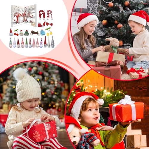 Calendrier de l'lutin de Noël en décorations mignonnes pour table - 4