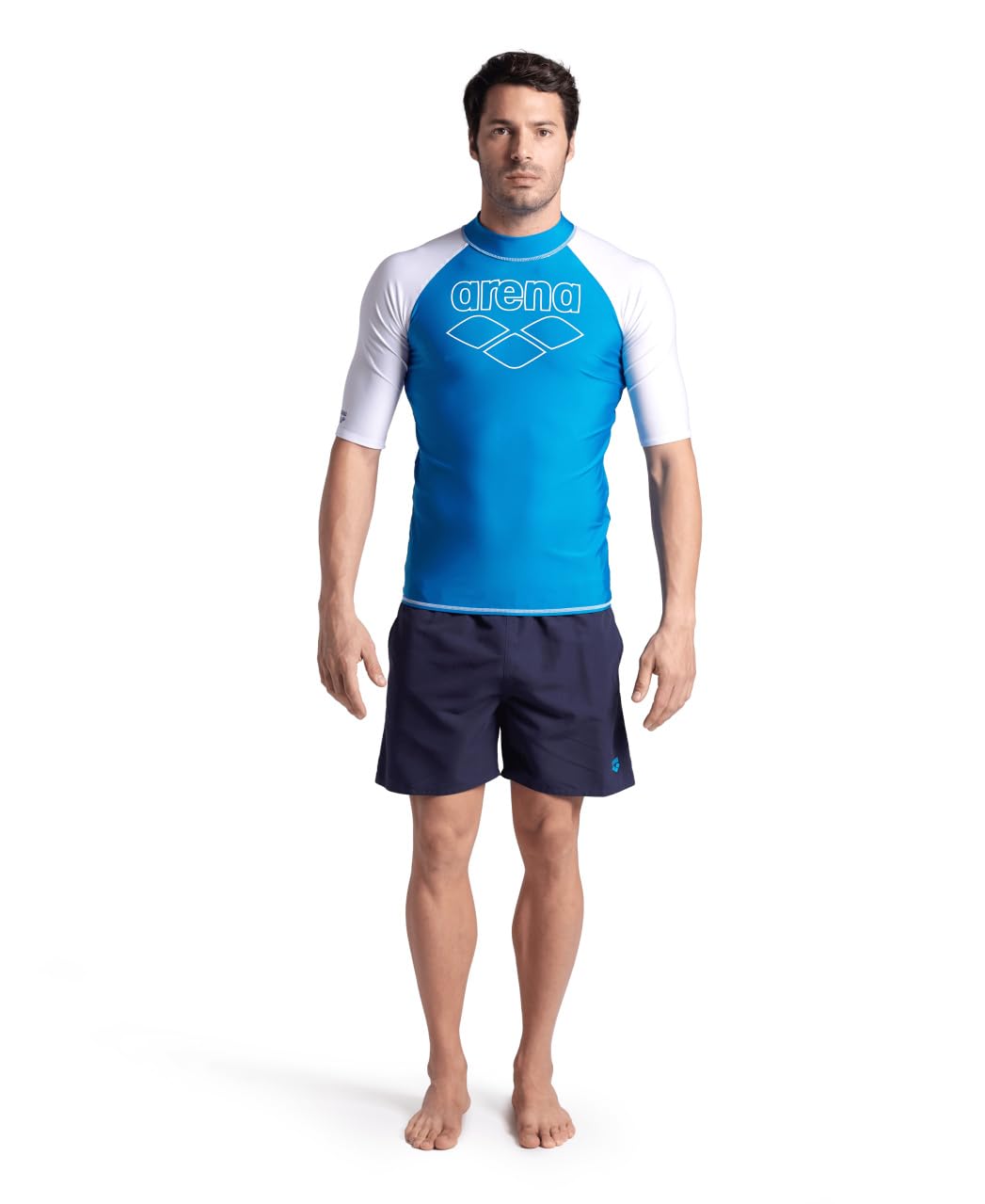 ARENA Men's Rash Vest S/S Graphic Top Hombre (Pack de 1)