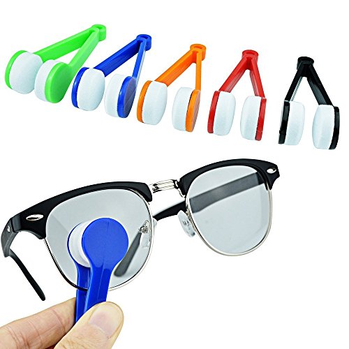 Preisvergleich Produktbild Perfectii 5pcs Mini Microfaser Brille Reiniger, Mini-Brillenreiniger Cleaner Pinsel Reinigungs-Tool