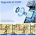 Auto Face Tracking Tripod for iPhone with Light 70.9” Selfie Stick Tripod Stand Follows Your Movement 360°Phone Camera Tripod with Wireless Remote for Content Creator Vlog Live Stream Video Recording
