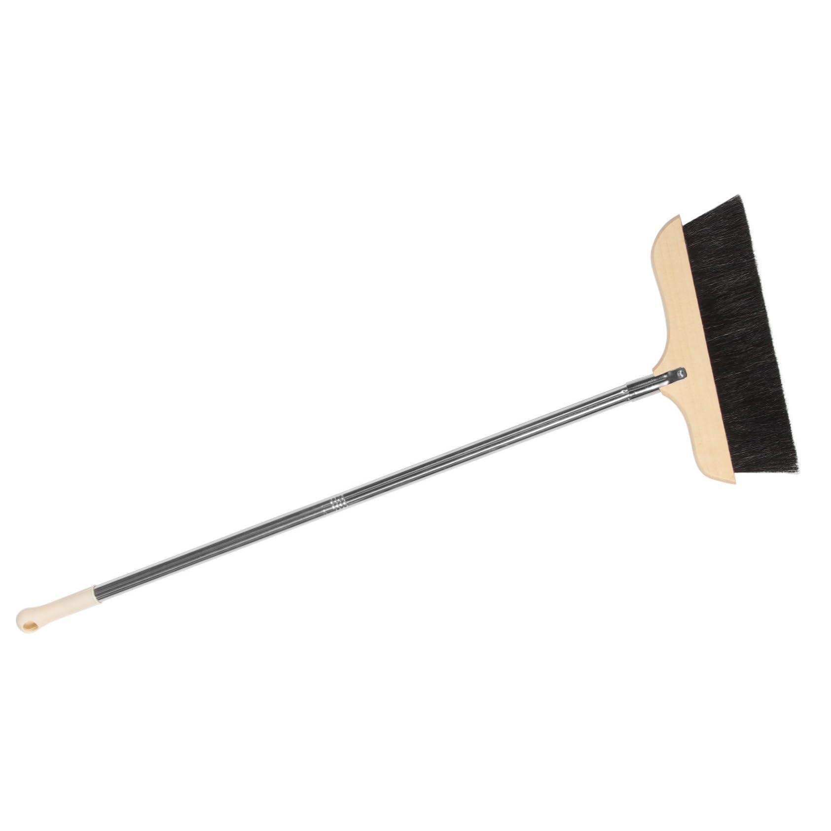 Generic Long Handle Broom for Home Cleaning Durable Soft Bristle Dust Brush with Beveled Design for Indoor and Outdoor Use for Sweeping Under Cabinets and Corners