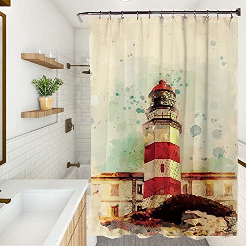 Rideau de douche imperméable en tissu polyester de qualité supérieure pour décoration de bain