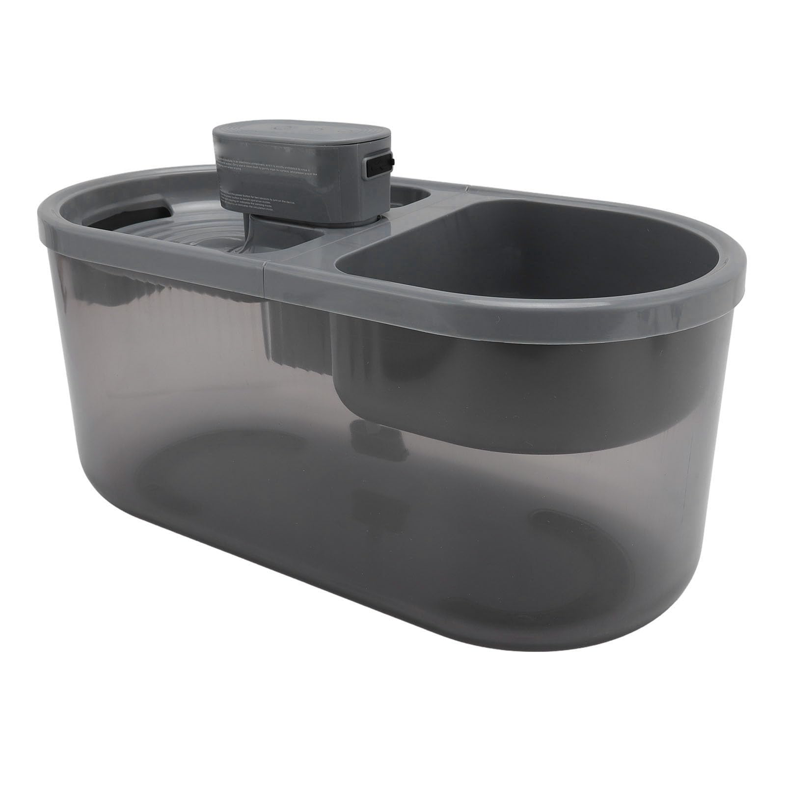 Fontana per Animali Domestici Fontana Automatica per Gatti Distributore di Acqua e Cibo 2 in 1 da 4,5 Litri con Filtro Integrato Design Staccabile per Cuccioli di Gatti e più Animali