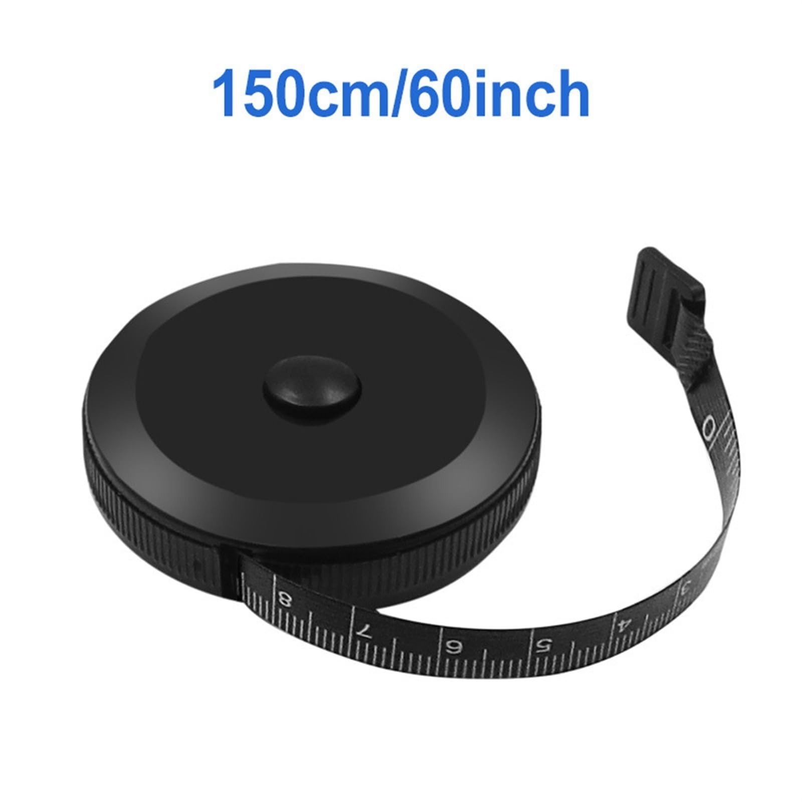 Miarki Taśmowe, 150 Cm Miarka Taśmowa Rozmiar Odzieży Miarka Taśmowa Przenośne Narzędzie Do Szycia Akcesoria，Black White
