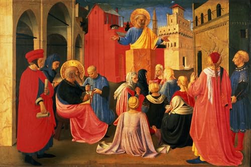 Prédication de saint Pierre Fra Angelico grand format déco murale