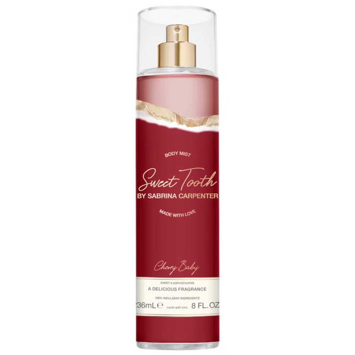 Sabrina Carpenter Sweet Tooth damska woda perfumowana w sprayu (woda do ciała 236 ml + zapach 75 ml, Cherry Baby)