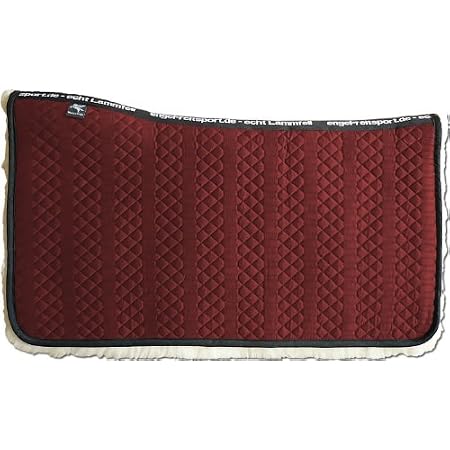 Engel Reitsport Lammfell Westernpad Square Stoff Bordeaux Rot Fell Med Pad 1 Farbenfroh Mit 12 Farben Kombinierbar Amazon De Haustier 