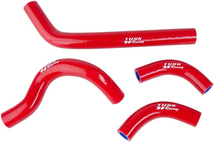 Tusk Radiator Hose Kit Red Compatible with Honda CRF250R 2004-2009/CRF250X 2004-2017