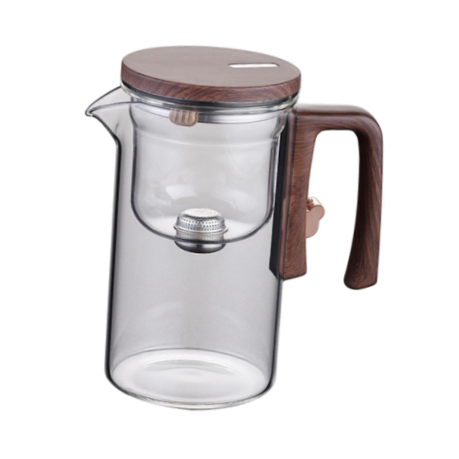 Théière à feuilles amovible en verre borosilicate 720ml avec infuseur
