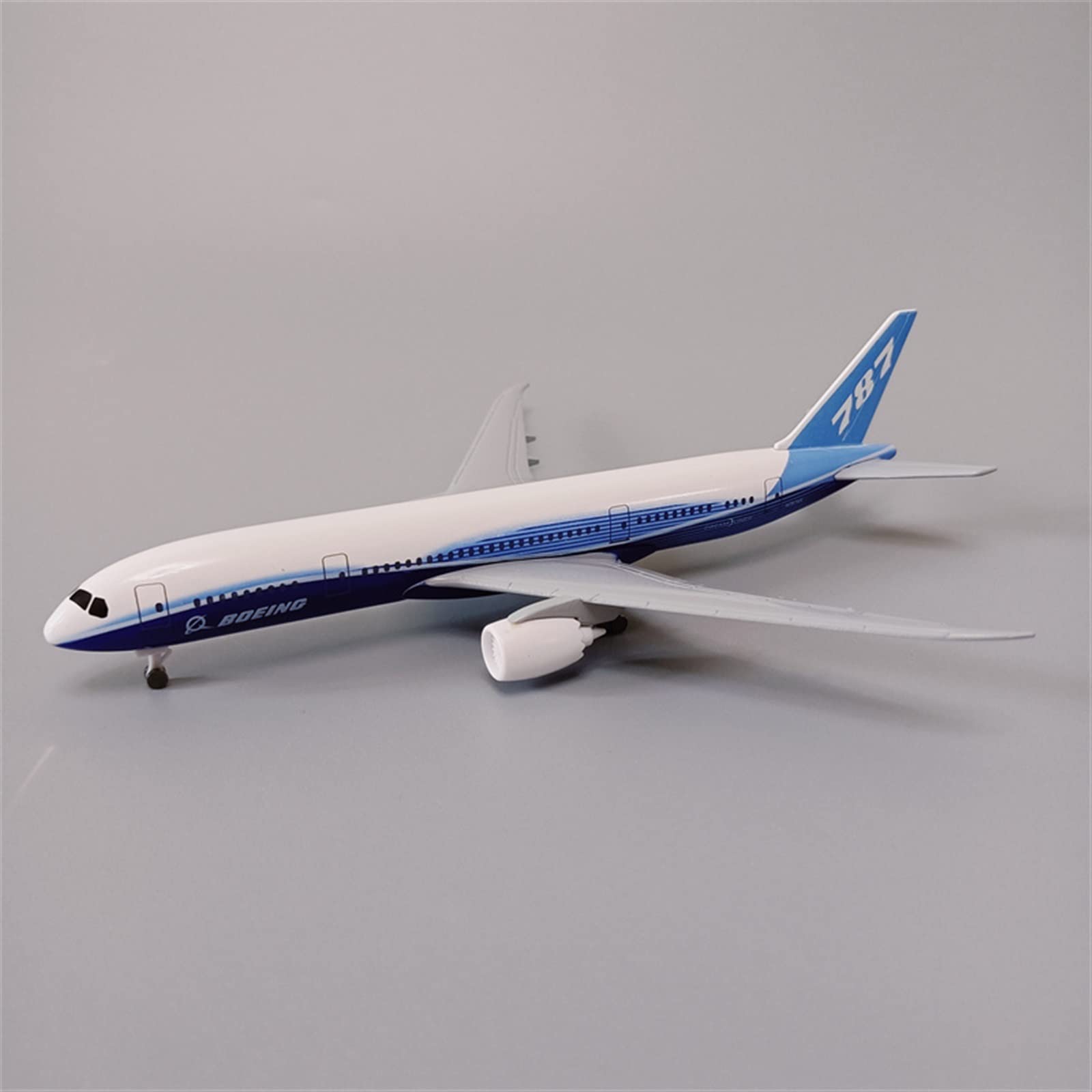Skopiuj model samolotu 19cm dla prototypowego lotnictwa Boeing B787 odlewany ciśnieniowo ze stopu Model samolotu z kołami zestaw do lądowania kolekcja samolotów