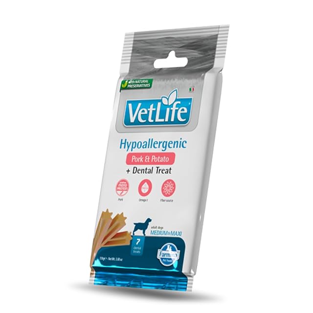 Foto 2 de 2 de Farmina VET LIFE, Treat Hypoallergenic pok potato, Perro adulto, cartón 15 piezas