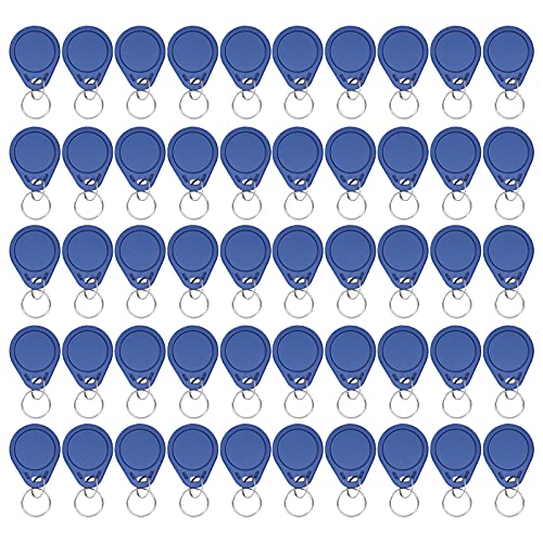 50pcs IC-UID Card Token Tag Chaveiro, Chaves RFID, Chave Inteligente de Entrada, Acesso à Porta de P