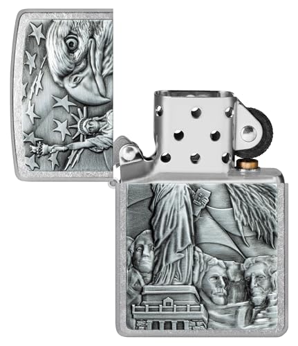 Encendedor Zippo American Icons Street Chrome miniatura 4