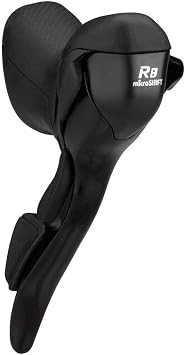 microSHIFT | R8 Drop Bar Shift Lever Set | 3 x 8-Speed | Shimano Compatible