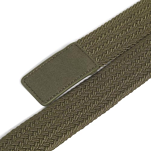 adidas Women's Braided Stretch Belt, Olive Strata/Olive Strata, Medium/Large3