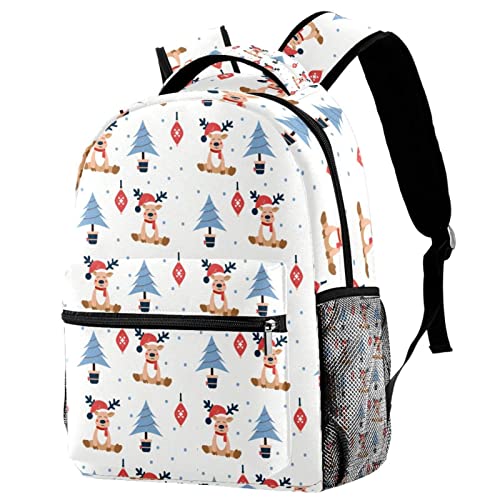 Sac à dos voyage avec porte-bouteille grand format pour fille et garçon motif couronne