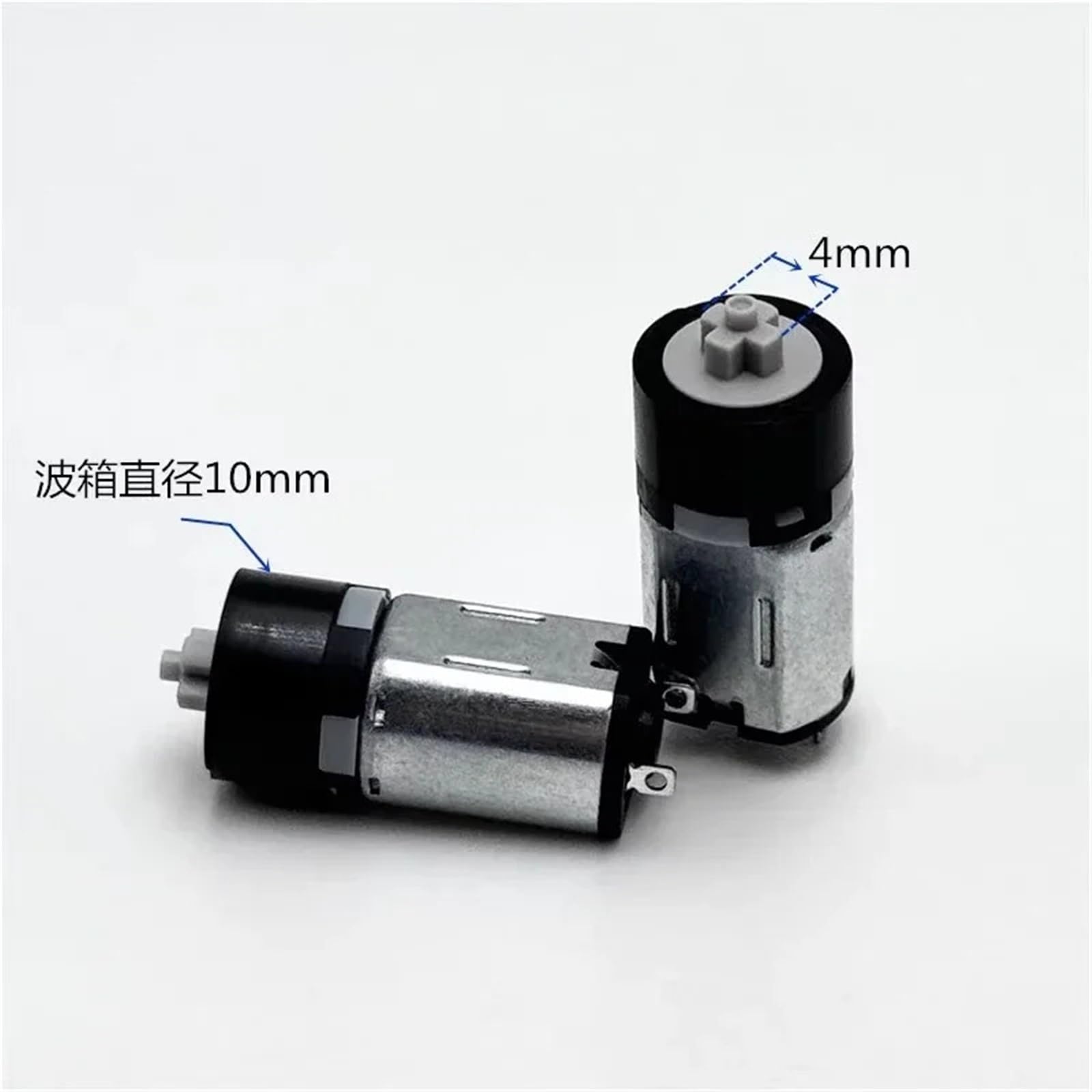 1 motor de engranaje planetario GP10-M10 de 10 mm, 1,5 V, 3 V, 3,7 V, 85 rpm, eje transversal de velocidad lenta, motor reductor de microengranajes, bloqueo de robot