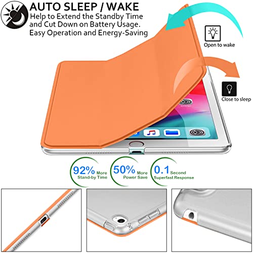 Image of DuraSafe Cases for iPad 9.7 inch Air 2nd Gen 2014 Case A1566 MGL12HN /A A1567 MGKM2HN /A MH182HN /A MGKL2HN /A MGTY2HN /A MH1J2HN /A MGTX2HN /A MH2V2HN /A MH2W2HN /A MH2U2HN /A MH2N2HN /A MH322HN /A - Orange