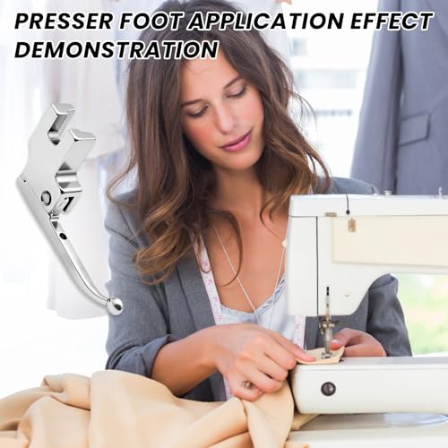 Prensatela especial para lentejuelas y cuentas para máquina de coser miniatura 4