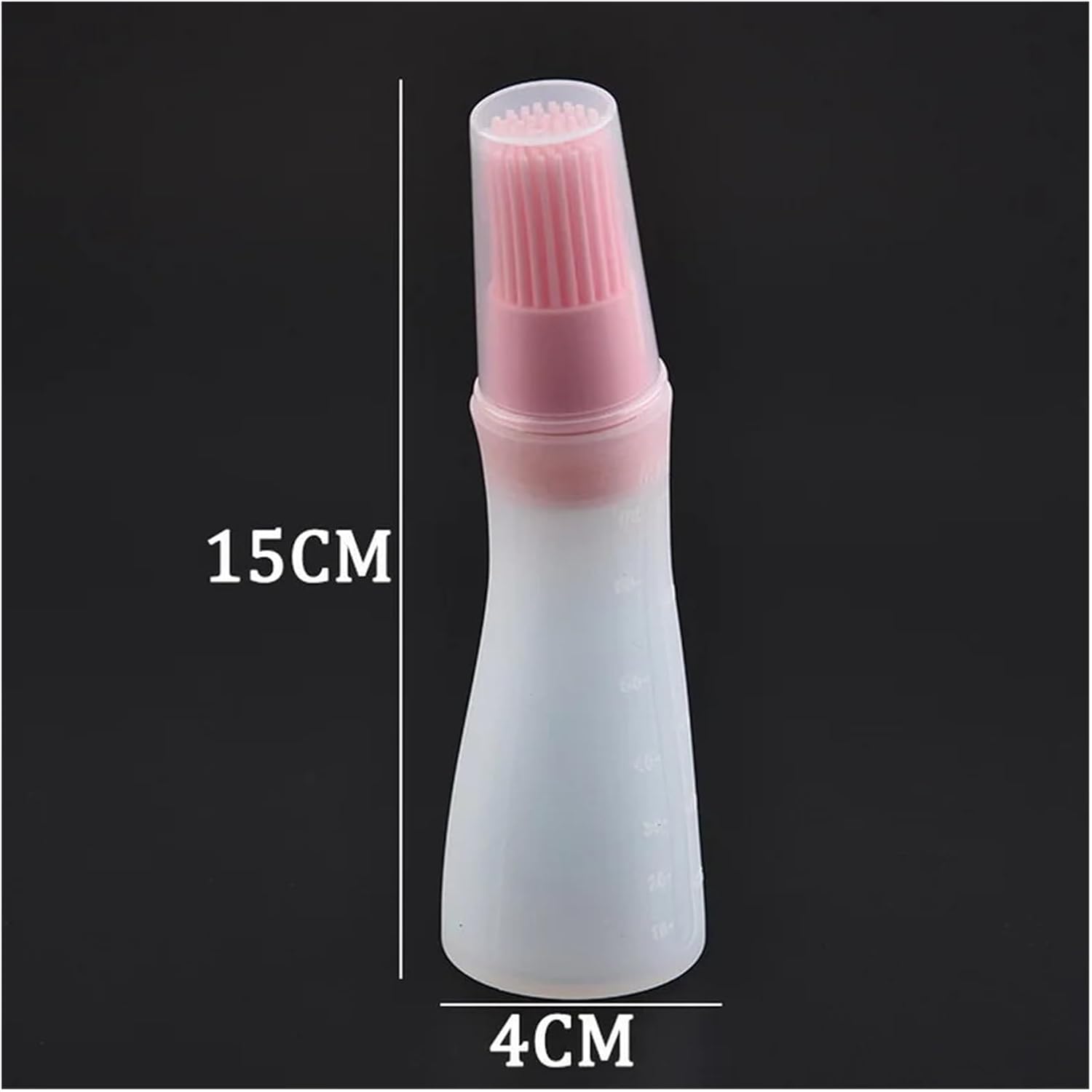 Kitchen Silicone Oil Brush Bottle Cake Butter Bread Pastry BBQ Utensil Basting Cooking Baking(Pink)