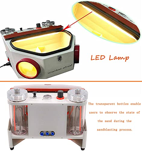 Bonew Double-Pen Fine Sand Blasting Machine Dental Lab Sandblaster #TOP2