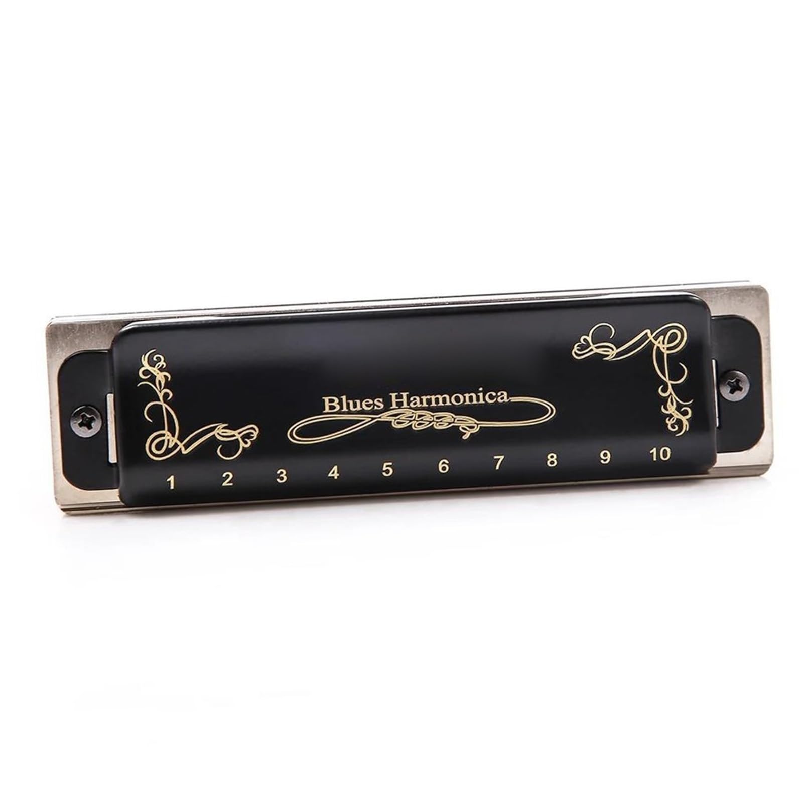 Armonica Professionale Amanti Della Musica Armonica Blues Diatonica Tonalità Di Do 10 Fori 20 Toni(Key of B)