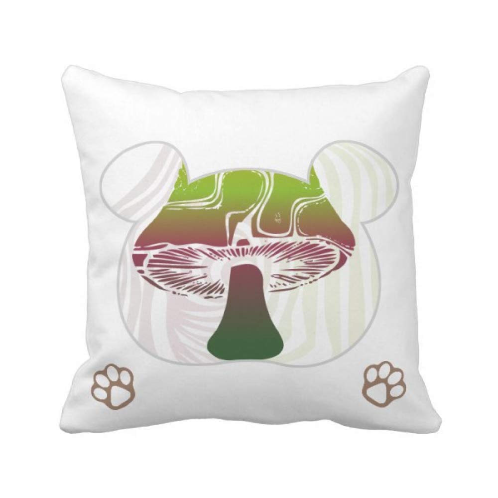 Housse de coussin champignon vert pour raviver un canapé terne et moderniser votre salon