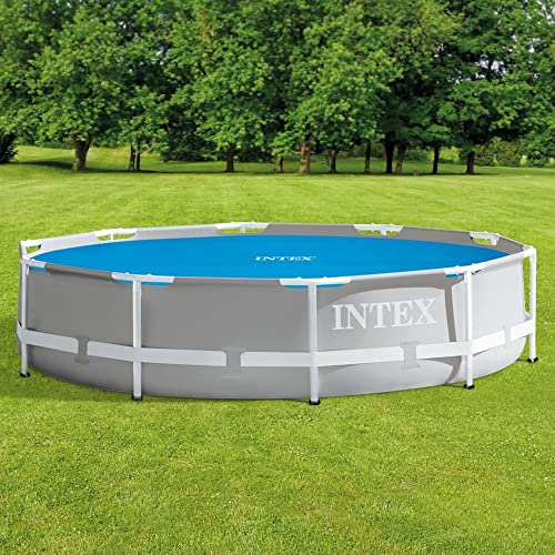 Intex Solarabdeckplane für Easy und Frame Pool 305 cm Stärke 120 Mikron, Fertigungsmaß: Circa 290 cm, 28011 Blau