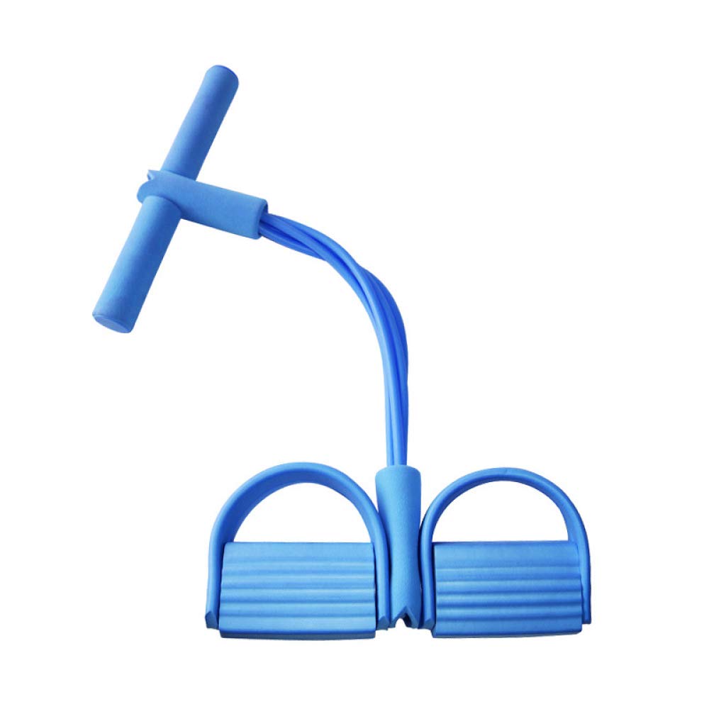 HZY Ankle Pedal Puller Sit-ups Abdominal Device Multi-functional Fitness Equipment,Blue