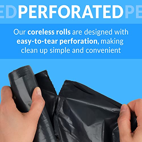 Reli. 16-25 Gallon Trash Bags (500 Count Bulk) Black Garbage Bags 25 Gallon Strength (16 Gallon - 20 Gallon - 25 Gallon Garbage Bags Capacity) - Bulk Can Liners 16 Gal - 25 Gal #TOP4