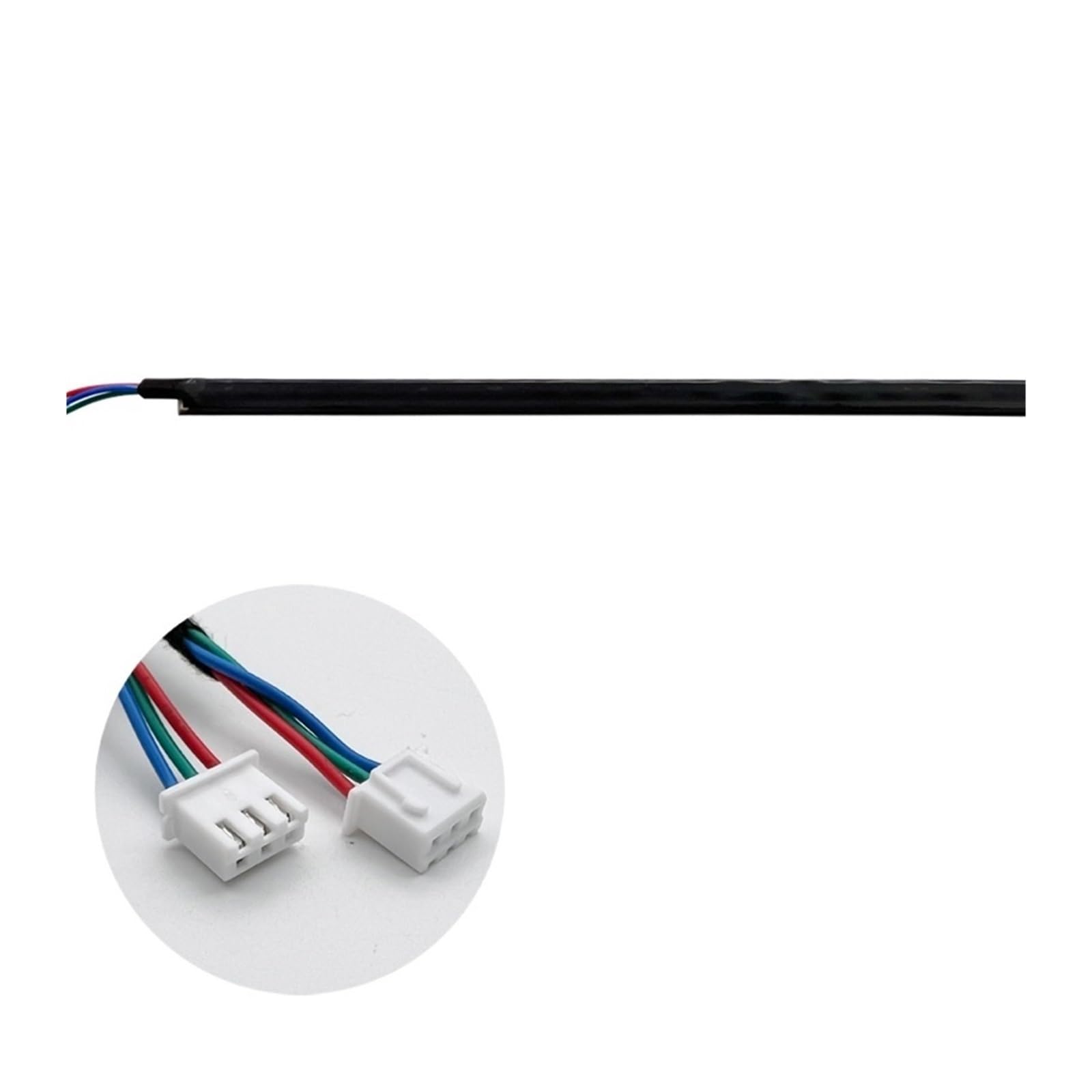 XCZPRKMXY 10pcs/Lot 3 Pins LED Symphony 100cm 75cm 25cm Strips Guide Fiber Optic Car Ambient Strips Bar Light Interior Acrylic Atmosphere(10pcs 75cm Strips)