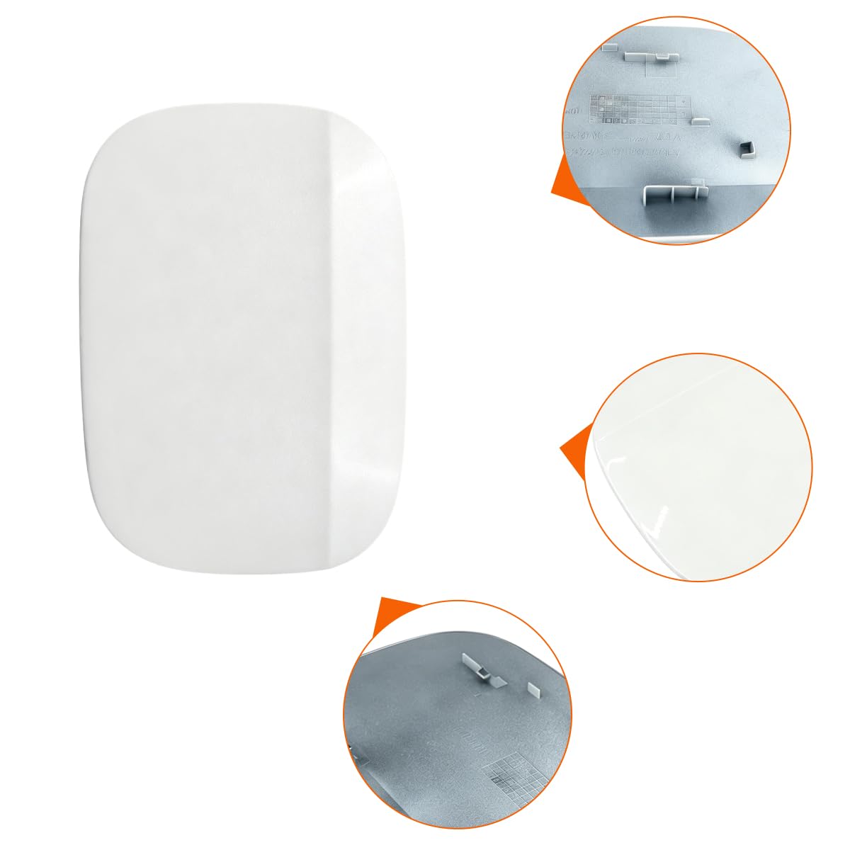 Ticha Couvercle de trappe à carburant A1777571800, porte de réservoir de carburant extérieure blanche pour A180L A200L A220L A35L W177
