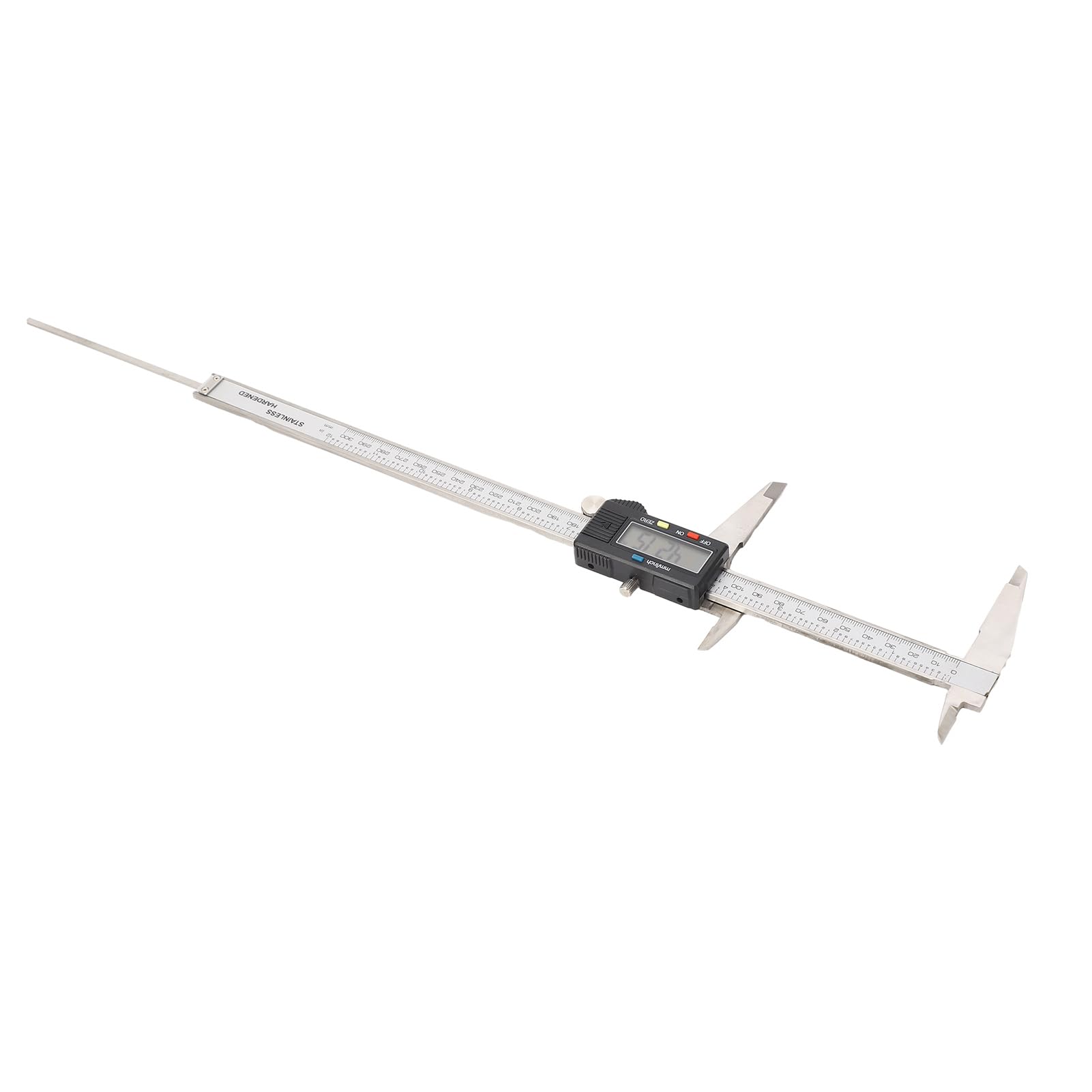 Suwmiarka Cyfrowa 12 Cali 300mm, Hartowana Stal Nierdzewna, Wyświetlacz LCD, Zakres Pomiarowy 0-300mm, do Precyzyjnych Pomiarów
