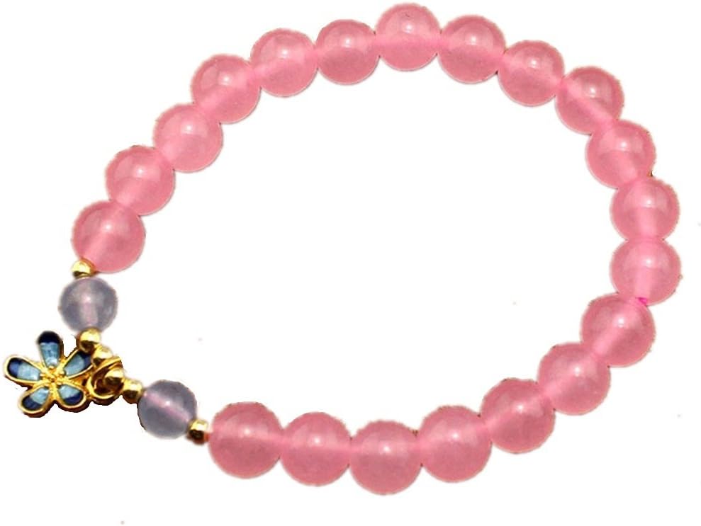 Pink jade Strand Bracelets Bringing wealth and good luck