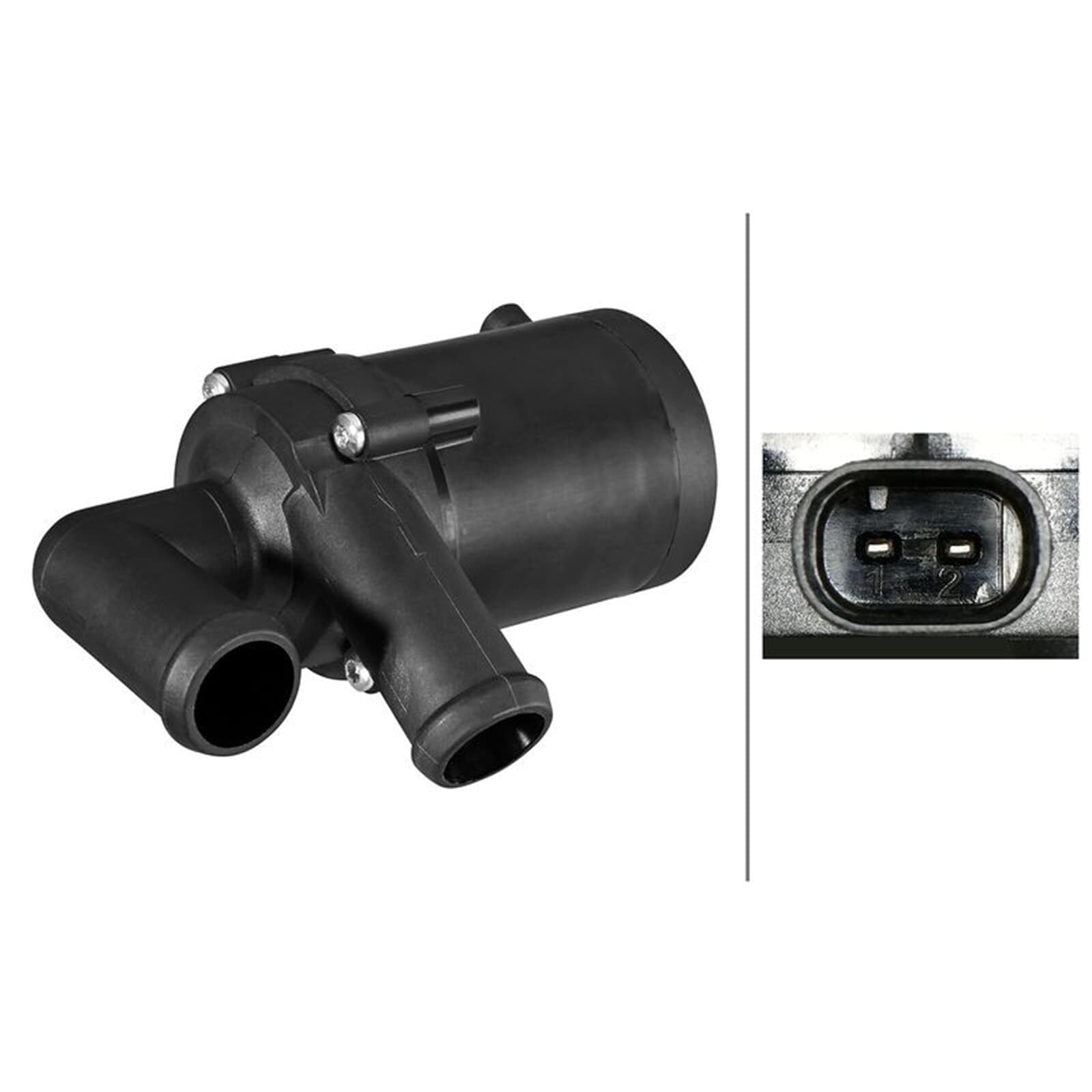 HELLA 8TW 358 304-631 Dodatkowa pompa wodna - 12V - elektryczny