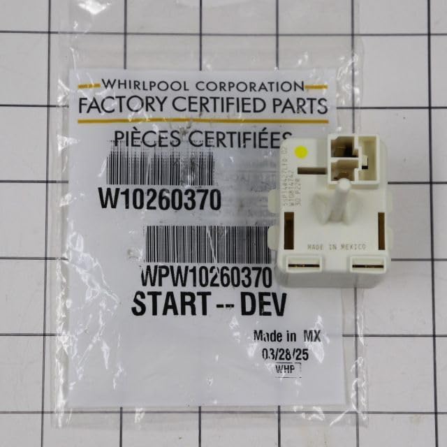 Allstar Appliance Parts WPW10260370 Refrigerator Start Device