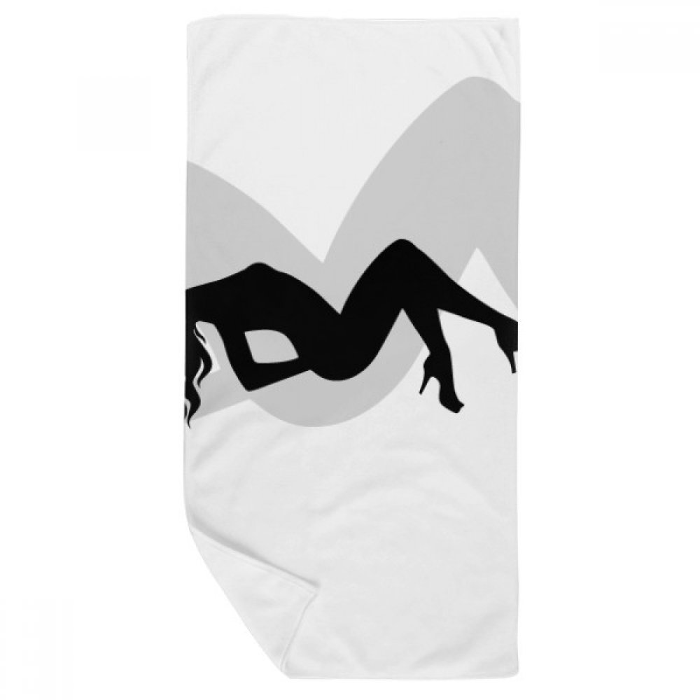 Serviette de bain multicolore 35x70cm douce pour douche visage et mains