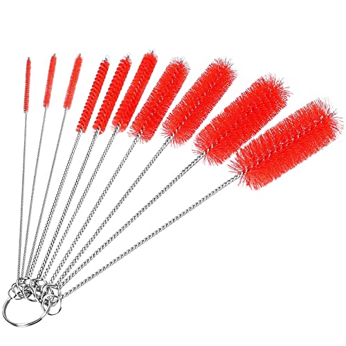 Image of CiaraQ Bottle Cleaning Brushes, 8 Inch Nylon Tube Brush Set