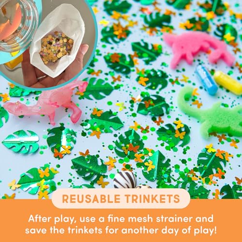 Image of Glo Pals Fun Fillers 3 Pack Sensory Play Accessories - Sensory and Mini Toys for Kids - Bulk Party and Little Toys for Sensory Bins, Gift Bag Stuffers, and Party Favors - Zoo Crew