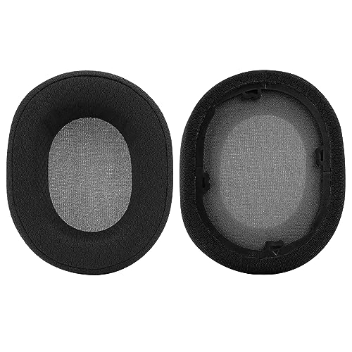 Geekria Comfort Mesh Fabric Replacement Ear Pads for Corsair HS65, HS55 Headphones Ear Cushions, Repair Parts (Black) - Image 3