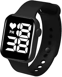 Relógio de Pulso Led Digital Eletrônico Casual Numeros Grande Prova D'Agua Resistênte