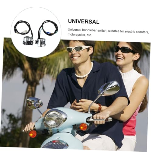 Interrupteur guidon moto étanche commande de lumière phare robuste