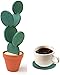 Dekaim Cup Mat, lustige Untersetzer, Wasserdicht und rutschfest, DIY Kaktus Untersetzer Set (6 Stück) für Home Office Bar Dekoration Steckdose,Wasserdicht günstig Kaufen-Dekaim Cup Mat, lustige Untersetzer, Wasserdicht und rutschfest, DIY Kaktus Untersetzer Set (6 Stück) für Home Office Bar Dekoration