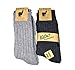 Produktbild Good Deal Market 2er Pack dicke Alpaka-Socken für Damen und Herren; 39-42, 2 Paar schwarz-grau