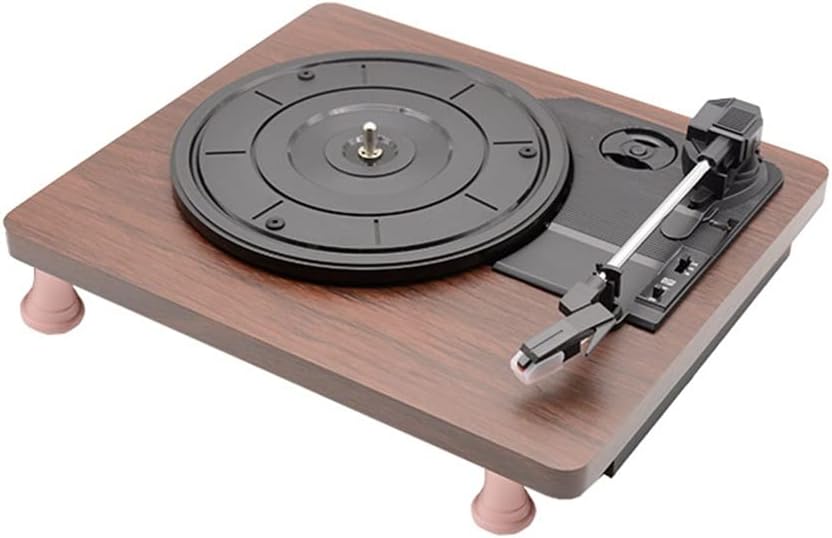 33/45/ 78 RPM Record Player Antique Gramophone Turntable Disc Vinyl Audio PH 2.0 Stereo 3.5mm Output Out 5V