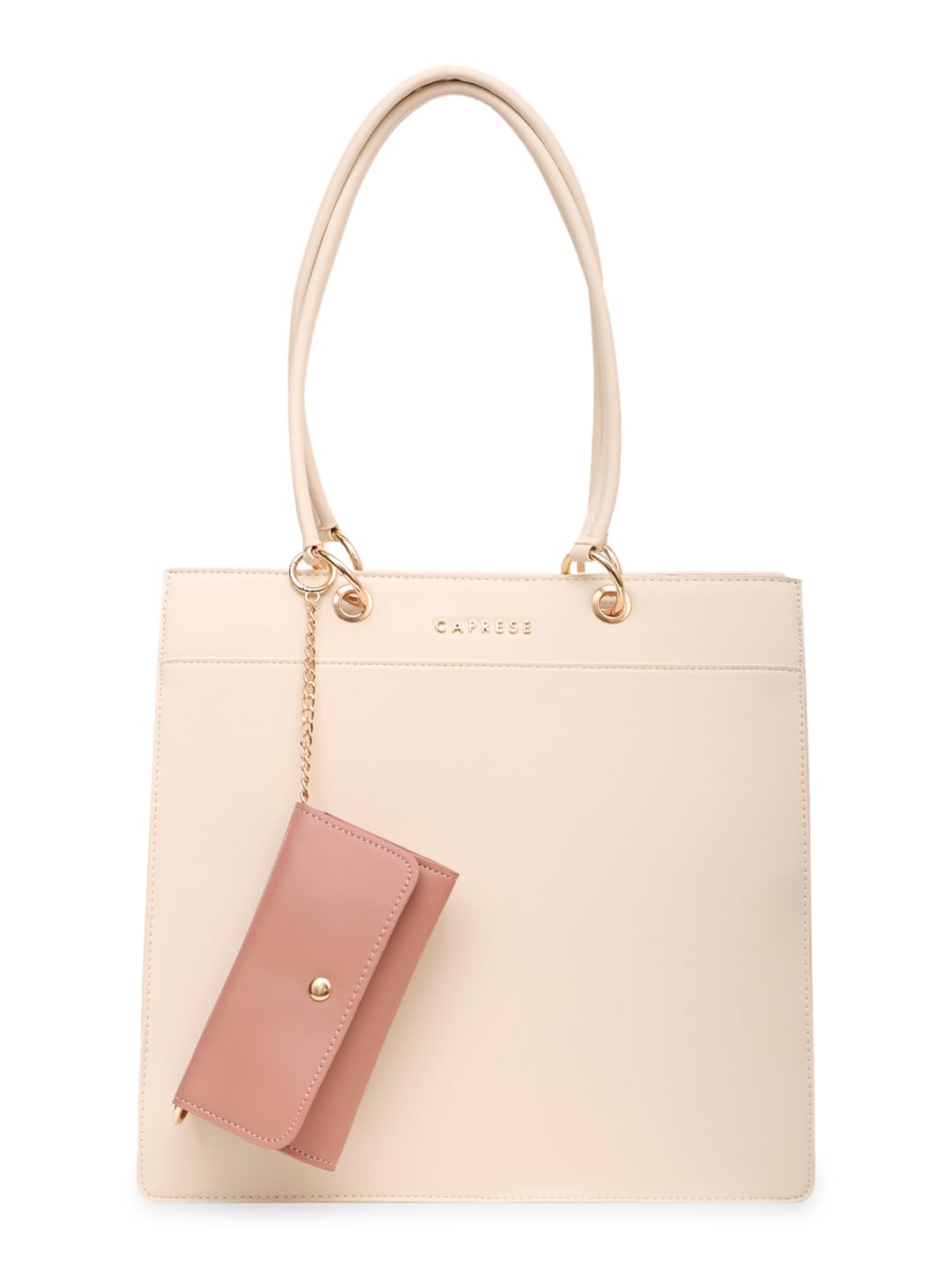 Caprese CAPRI SOLID BEIGE FAUX LEATHER LARGE TOTE HANDBAG (B0CYQF3G49) Amazon Price History, Amazon Price Tracker